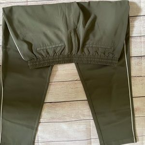Khaki green jogging pants